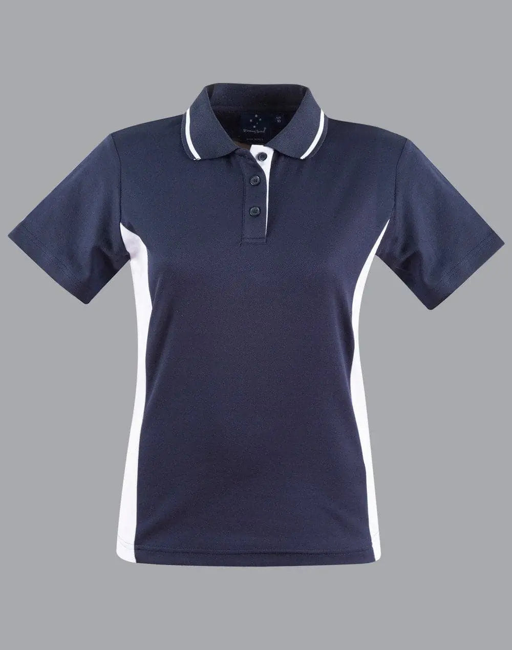 Teammate Polo Shirt Ladies PS74 Casual Wear Winning Spirit 8 Navy/White